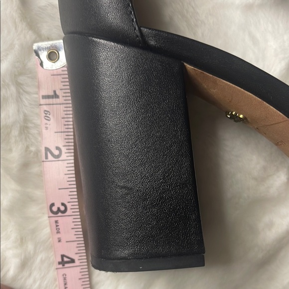 Coach Black and Brown Leather Heels Size 10 - Picture 9 of 11